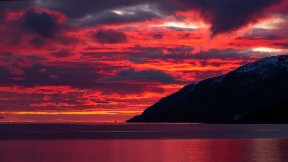 Hurtigruten und Norwegen Backdrop